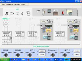 Управление ШУ ДГЭС с ПК